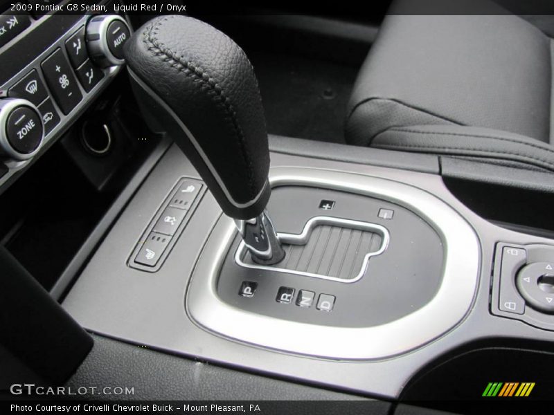 Liquid Red / Onyx 2009 Pontiac G8 Sedan