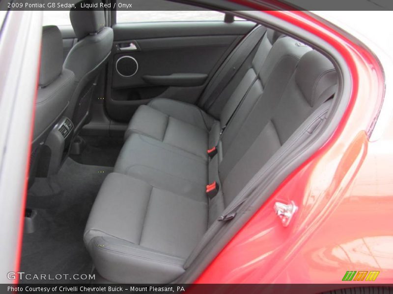 Liquid Red / Onyx 2009 Pontiac G8 Sedan