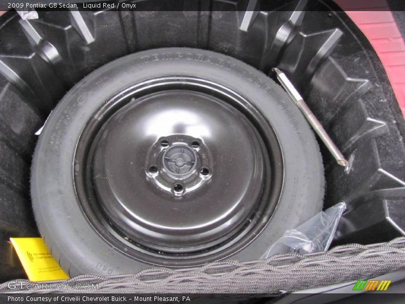 Liquid Red / Onyx 2009 Pontiac G8 Sedan