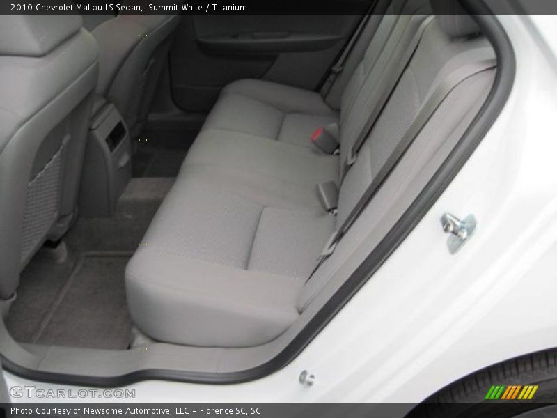 Summit White / Titanium 2010 Chevrolet Malibu LS Sedan