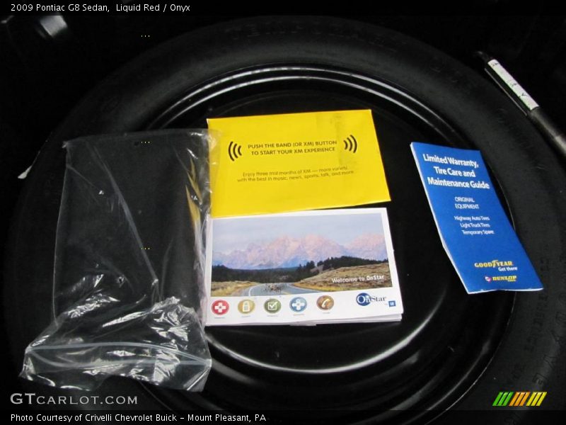 Liquid Red / Onyx 2009 Pontiac G8 Sedan