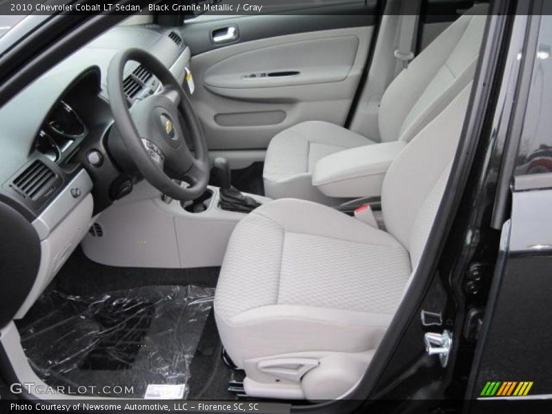 Black Granite Metallic / Gray 2010 Chevrolet Cobalt LT Sedan