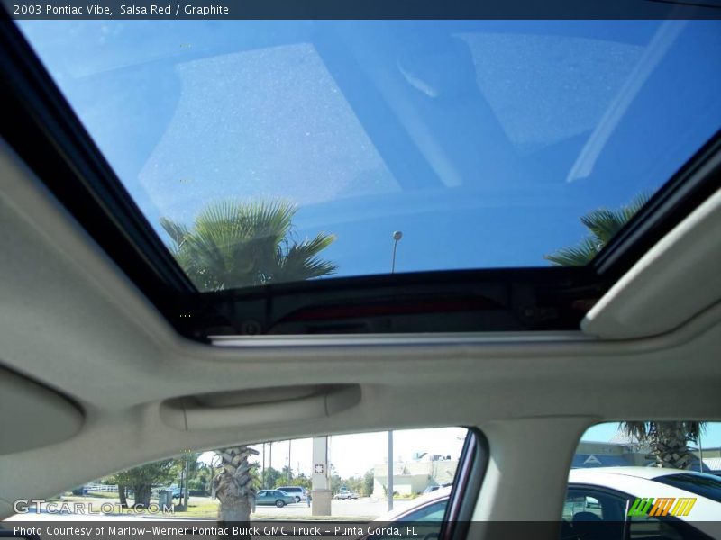Salsa Red / Graphite 2003 Pontiac Vibe