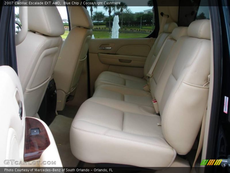 Blue Chip / Cocoa/Light Cashmere 2007 Cadillac Escalade EXT AWD