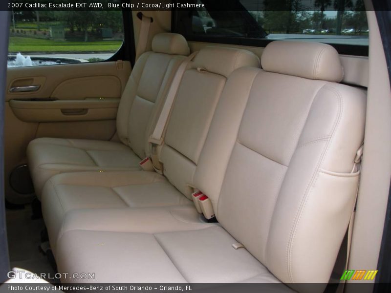 Blue Chip / Cocoa/Light Cashmere 2007 Cadillac Escalade EXT AWD