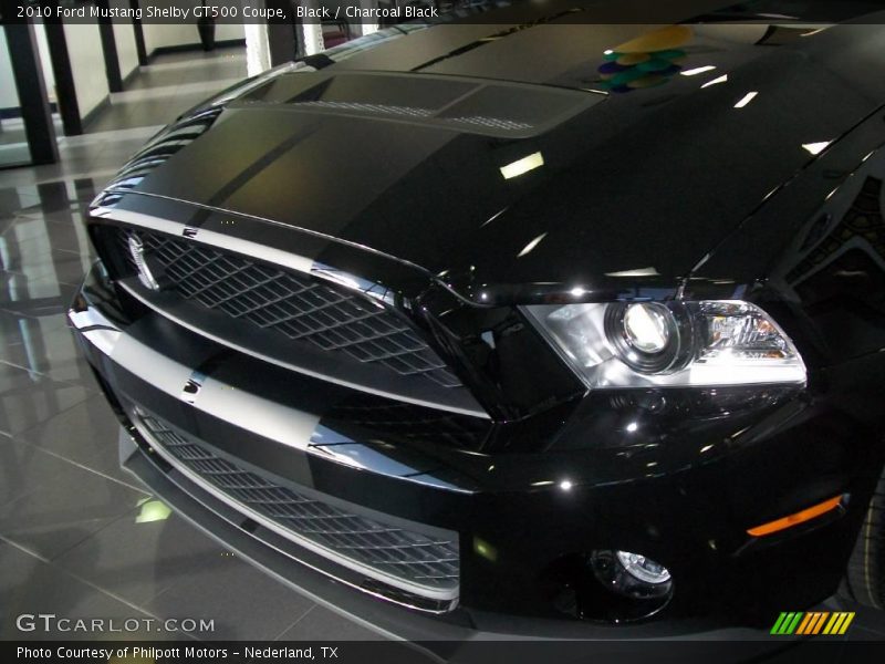 Black / Charcoal Black 2010 Ford Mustang Shelby GT500 Coupe