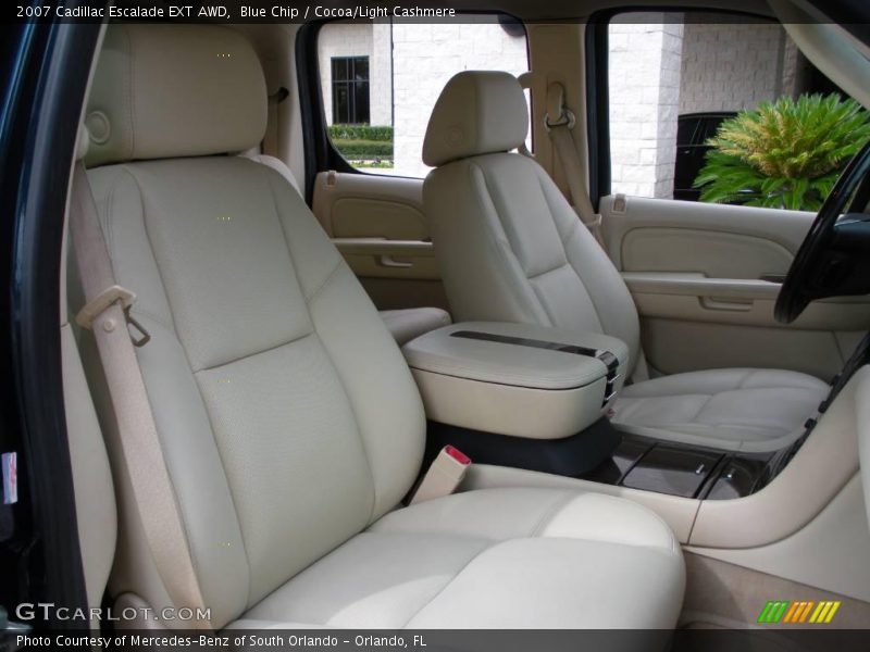 Blue Chip / Cocoa/Light Cashmere 2007 Cadillac Escalade EXT AWD