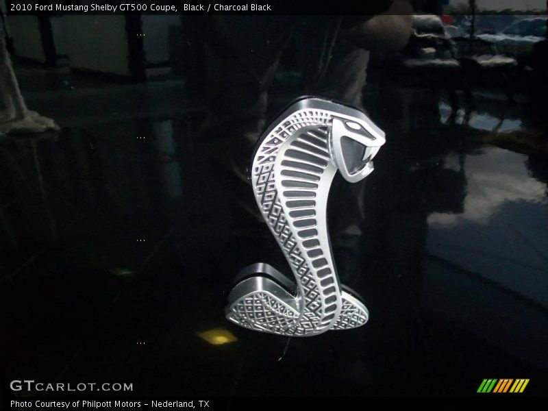 Black / Charcoal Black 2010 Ford Mustang Shelby GT500 Coupe