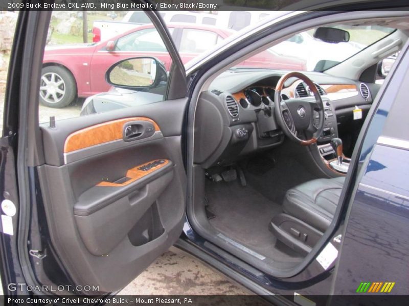 Ming Blue Metallic / Ebony Black/Ebony 2009 Buick Enclave CXL AWD