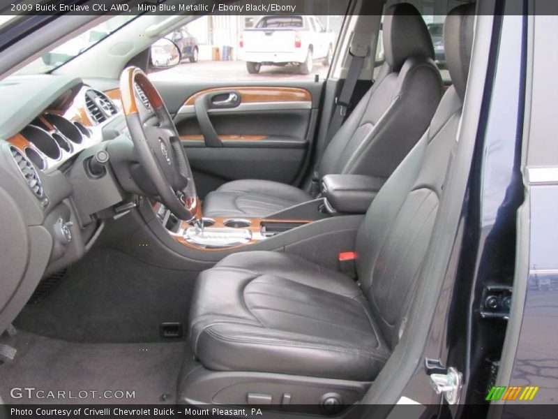 Ming Blue Metallic / Ebony Black/Ebony 2009 Buick Enclave CXL AWD