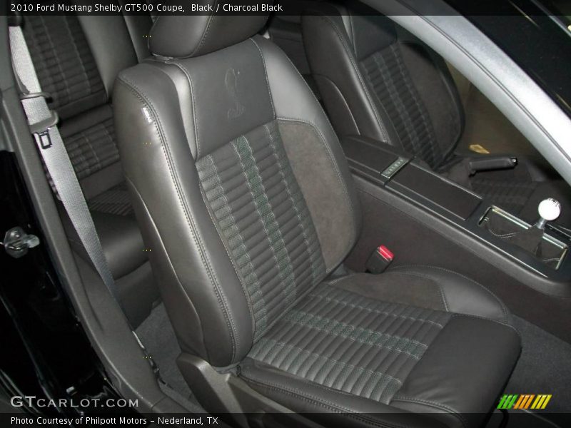 Black / Charcoal Black 2010 Ford Mustang Shelby GT500 Coupe