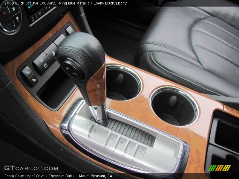 Ming Blue Metallic / Ebony Black/Ebony 2009 Buick Enclave CXL AWD