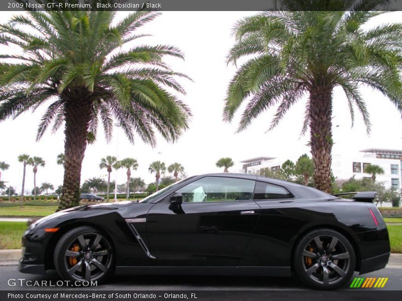Black Obsidian / Black 2009 Nissan GT-R Premium