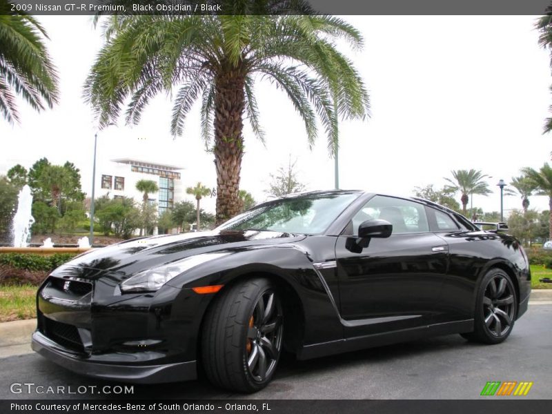 Black Obsidian / Black 2009 Nissan GT-R Premium