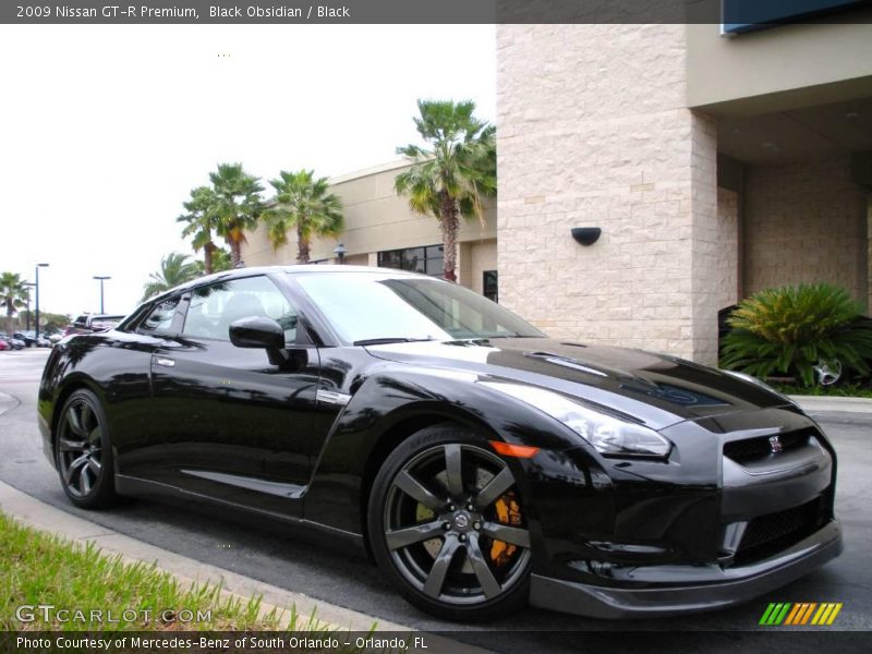 Black Obsidian / Black 2009 Nissan GT-R Premium