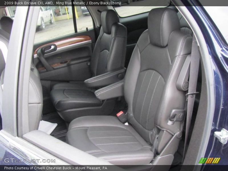 Ming Blue Metallic / Ebony Black/Ebony 2009 Buick Enclave CXL AWD