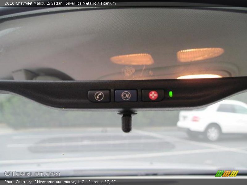 Silver Ice Metallic / Titanium 2010 Chevrolet Malibu LS Sedan