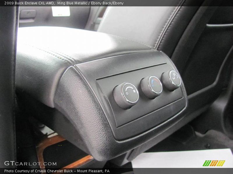 Ming Blue Metallic / Ebony Black/Ebony 2009 Buick Enclave CXL AWD