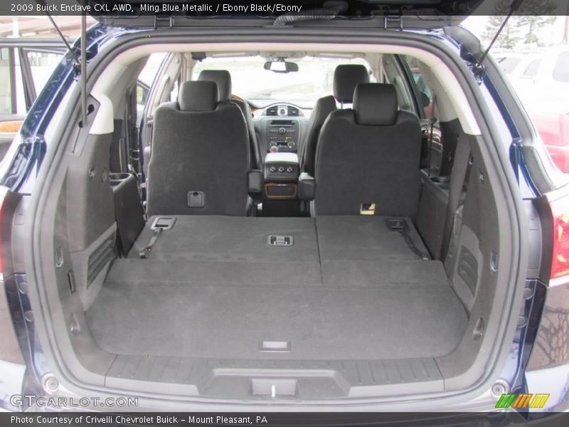 Ming Blue Metallic / Ebony Black/Ebony 2009 Buick Enclave CXL AWD