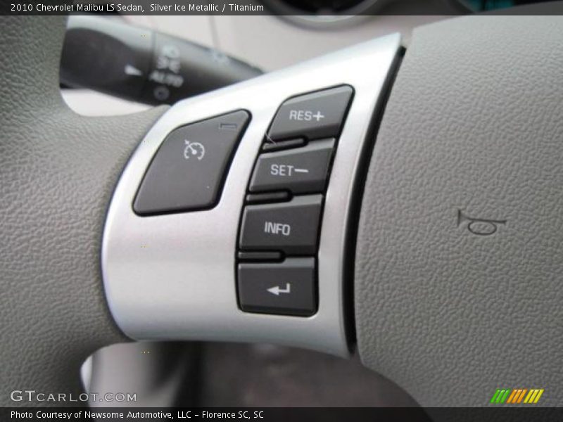 Silver Ice Metallic / Titanium 2010 Chevrolet Malibu LS Sedan