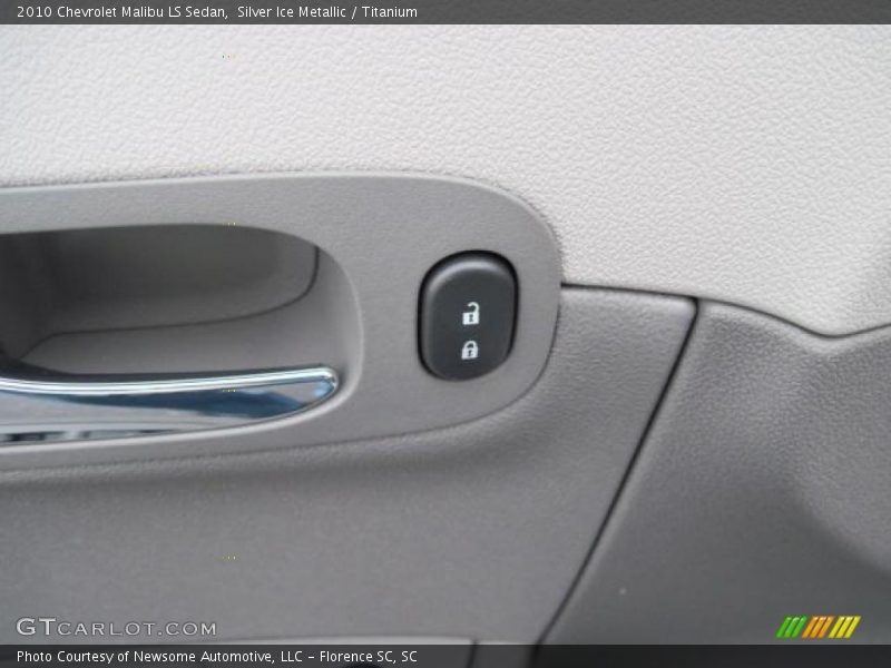 Silver Ice Metallic / Titanium 2010 Chevrolet Malibu LS Sedan