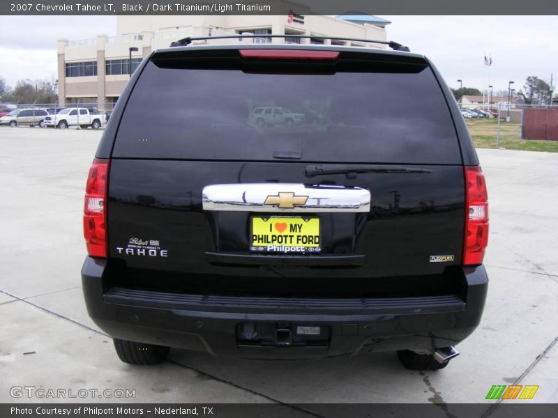 Black / Dark Titanium/Light Titanium 2007 Chevrolet Tahoe LT