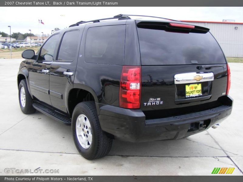 Black / Dark Titanium/Light Titanium 2007 Chevrolet Tahoe LT