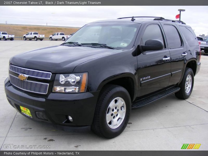 Black / Dark Titanium/Light Titanium 2007 Chevrolet Tahoe LT