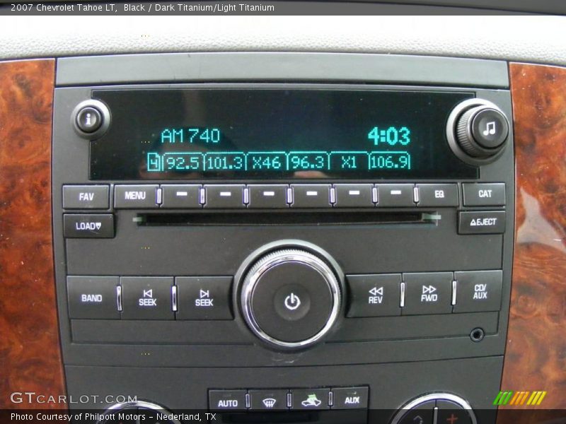 Black / Dark Titanium/Light Titanium 2007 Chevrolet Tahoe LT