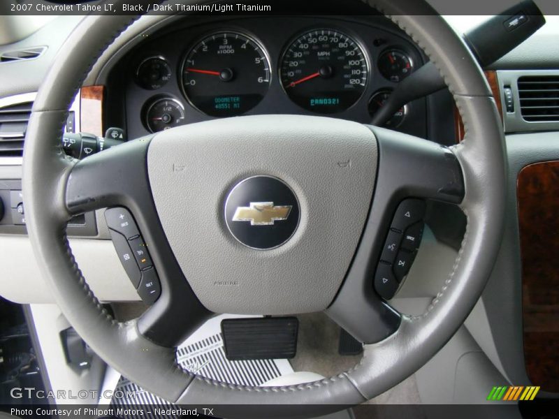 Black / Dark Titanium/Light Titanium 2007 Chevrolet Tahoe LT