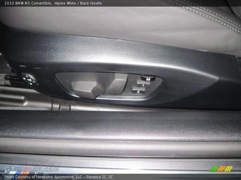Alpine White / Black Novillo 2010 BMW M3 Convertible