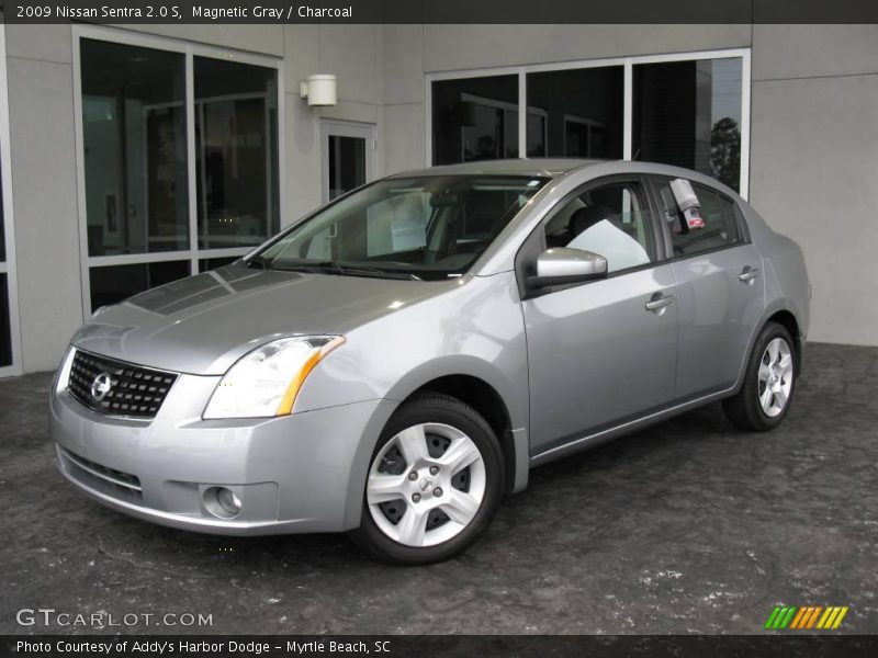 Magnetic Gray / Charcoal 2009 Nissan Sentra 2.0 S