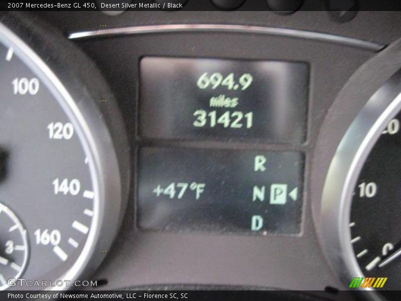 Desert Silver Metallic / Black 2007 Mercedes-Benz GL 450