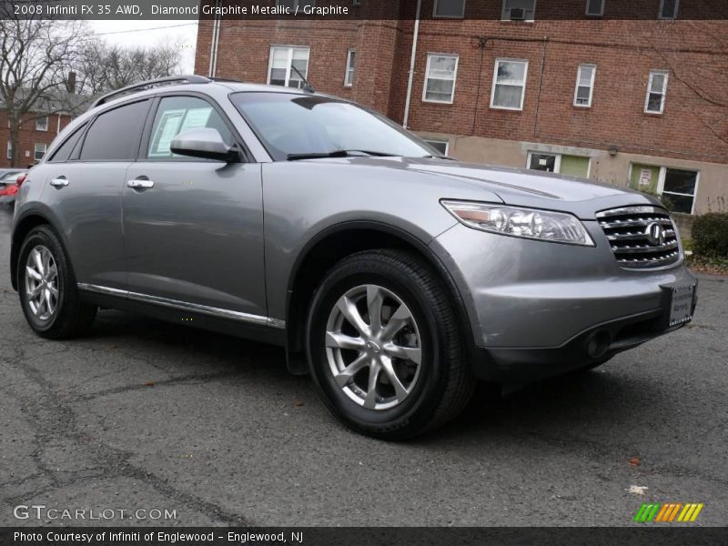 Diamond Graphite Metallic / Graphite 2008 Infiniti FX 35 AWD