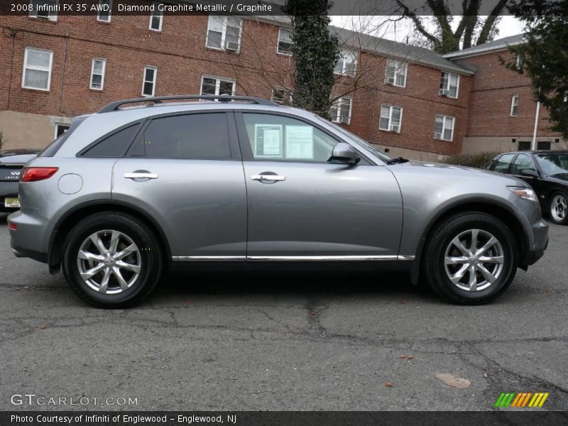 Diamond Graphite Metallic / Graphite 2008 Infiniti FX 35 AWD