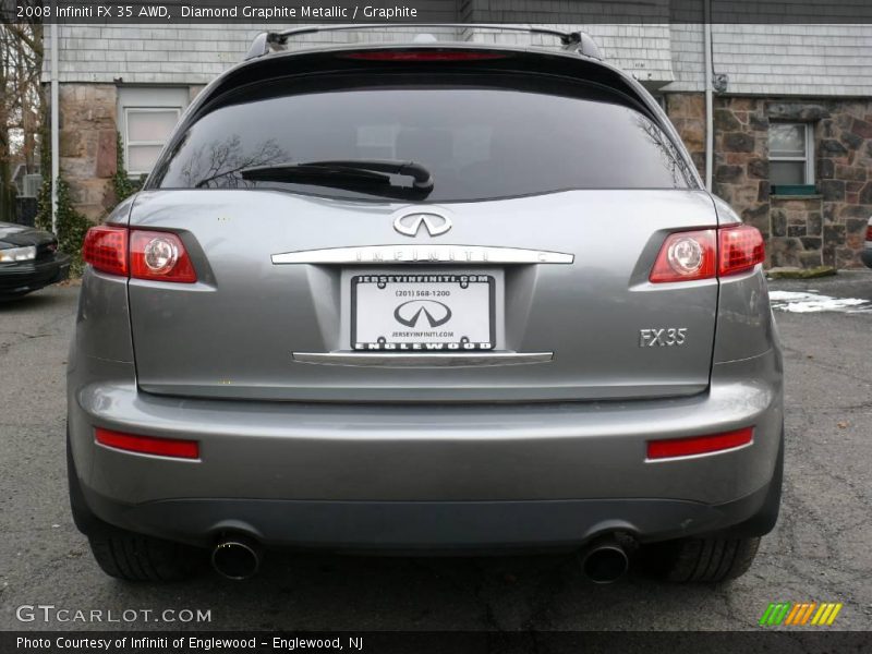 Diamond Graphite Metallic / Graphite 2008 Infiniti FX 35 AWD