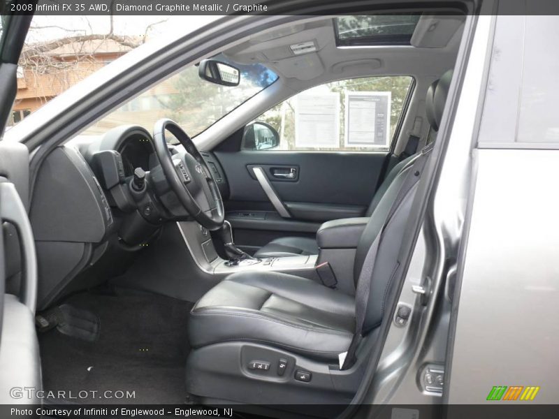 Diamond Graphite Metallic / Graphite 2008 Infiniti FX 35 AWD