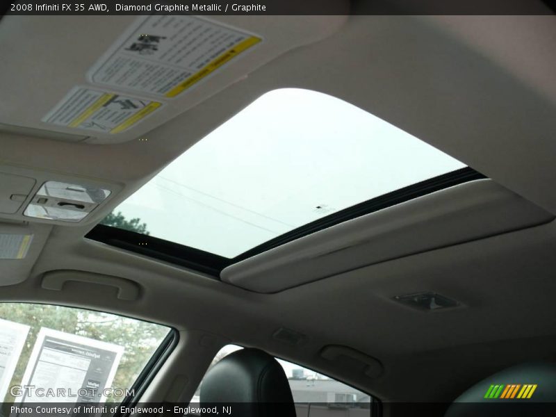Diamond Graphite Metallic / Graphite 2008 Infiniti FX 35 AWD