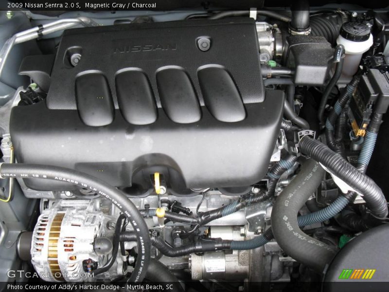 Magnetic Gray / Charcoal 2009 Nissan Sentra 2.0 S