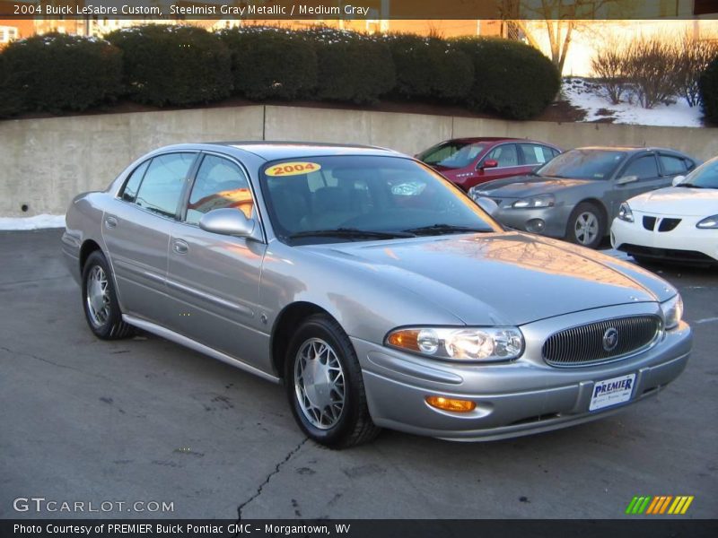 Steelmist Gray Metallic / Medium Gray 2004 Buick LeSabre Custom