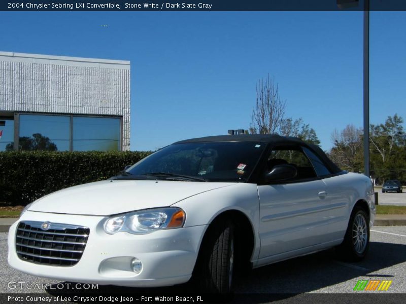 Stone White / Dark Slate Gray 2004 Chrysler Sebring LXi Convertible