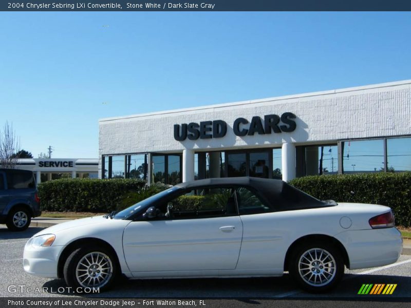 Stone White / Dark Slate Gray 2004 Chrysler Sebring LXi Convertible