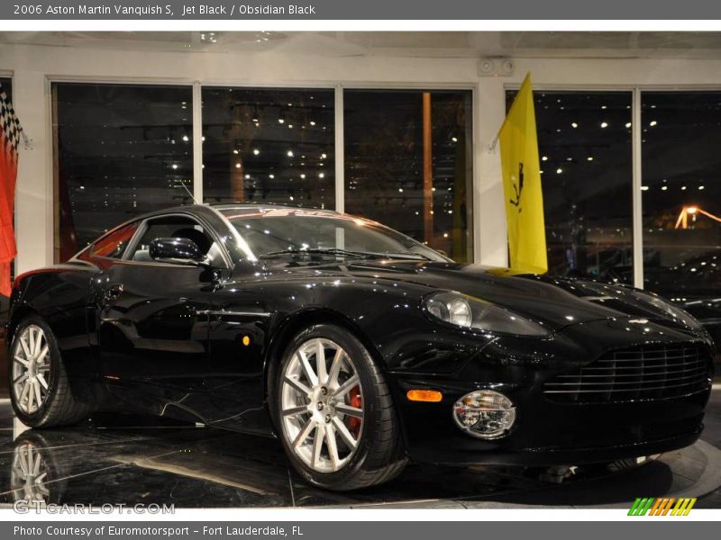 Jet Black / Obsidian Black 2006 Aston Martin Vanquish S