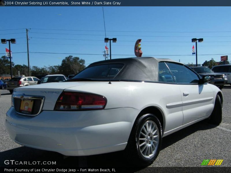 Stone White / Dark Slate Gray 2004 Chrysler Sebring LXi Convertible