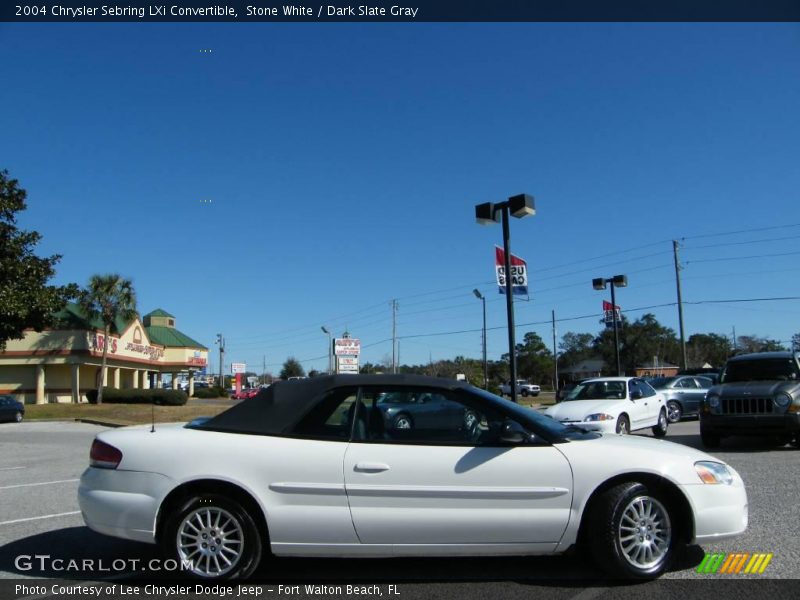 Stone White / Dark Slate Gray 2004 Chrysler Sebring LXi Convertible