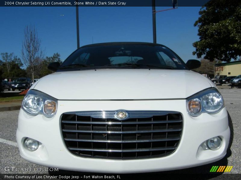Stone White / Dark Slate Gray 2004 Chrysler Sebring LXi Convertible