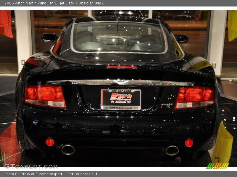 Jet Black / Obsidian Black 2006 Aston Martin Vanquish S