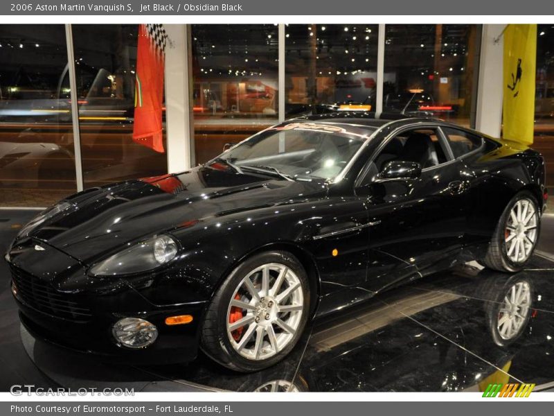 Jet Black / Obsidian Black 2006 Aston Martin Vanquish S