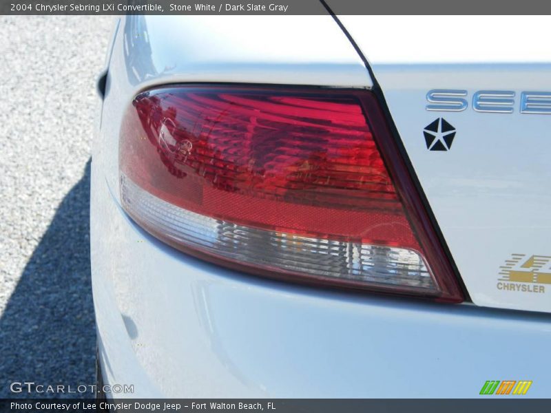Stone White / Dark Slate Gray 2004 Chrysler Sebring LXi Convertible