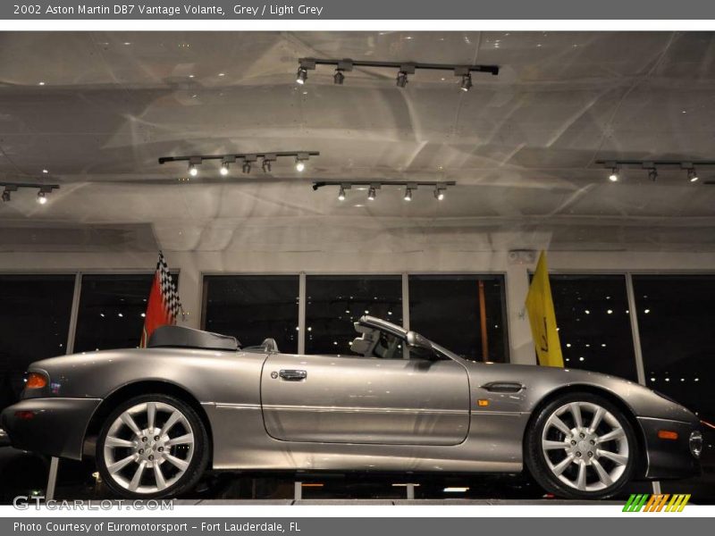 Grey / Light Grey 2002 Aston Martin DB7 Vantage Volante